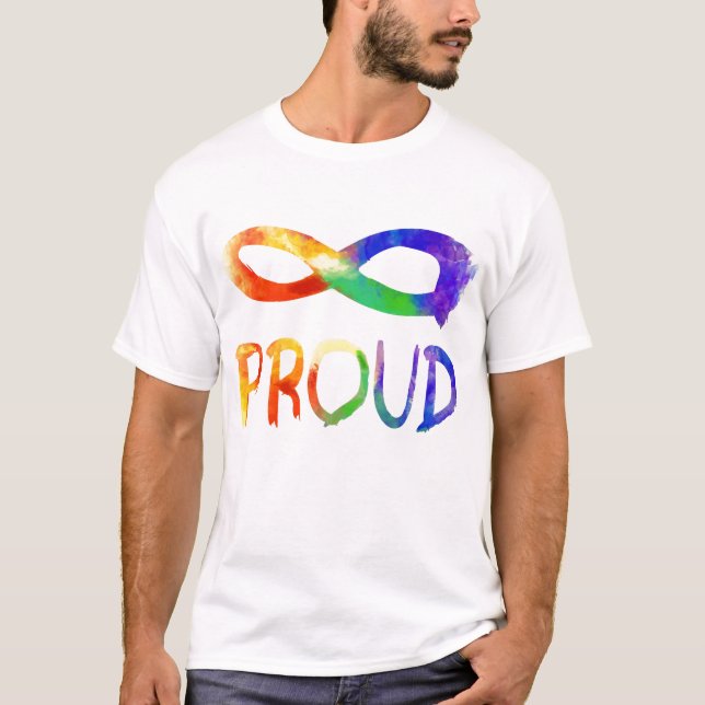 Gay pride - stolt för evigt t-shirt (Framsida)