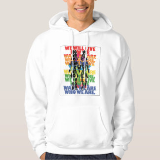 Gay pride sweatshirt med luva