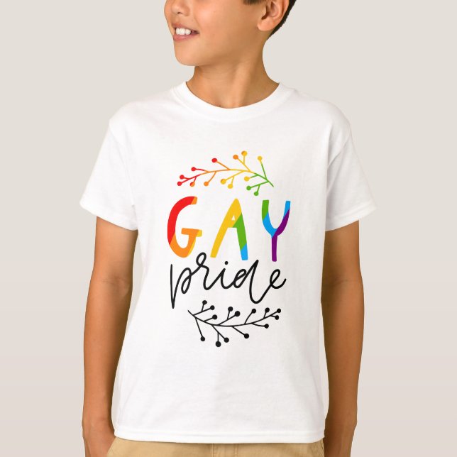 Gay pride t shirt (Framsida)