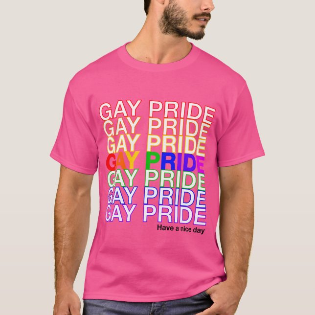 Gay pride t shirt (Framsida)