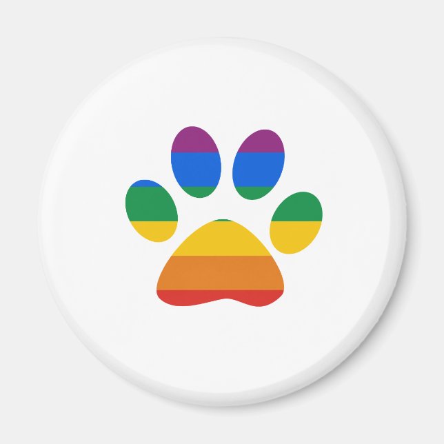 Gay pride T-shirt Magnet (Framsidan)