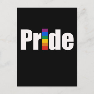 Gay pride T-shirt Vykort