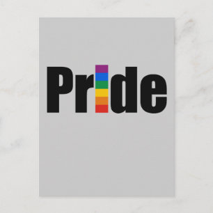 Gay pride T-shirt Vykort