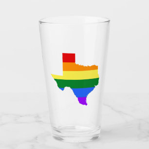 Gay pride Texas Rainbow Glaskopp