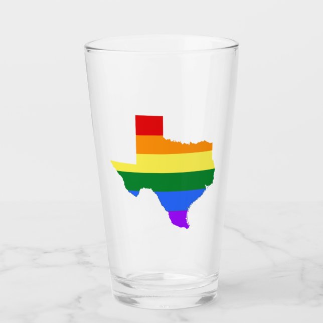 Gay pride| Texas Rainbow Glaskopp (Framsida)