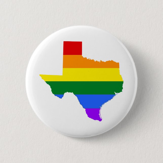 Gay pride | Texas Rainbow Knapp (Framsida)