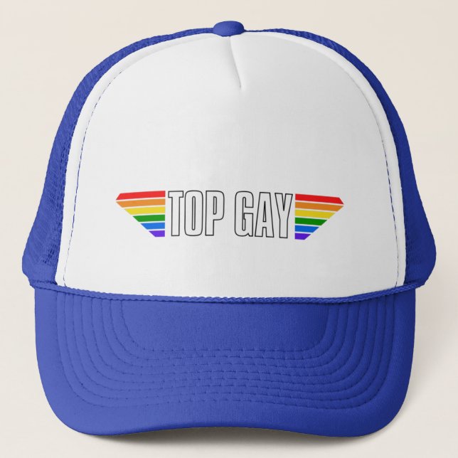 Gay pride Top Gay pride Rainbow Flagga LGBT HBT TQ Keps (Framsida)