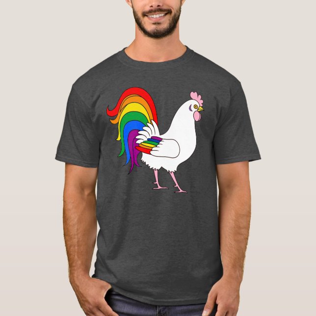 Gay pride Tupp T Shirt (Framsida)