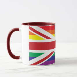 GAY PRIDE UNION JACK MUGG