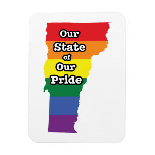 Gay pride Vermont Magnet