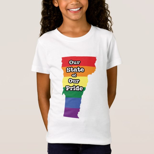 Gay pride| Vermont T Shirt (Framsida)