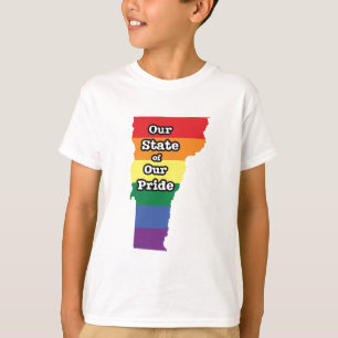 Gay pride Vermont T Shirt