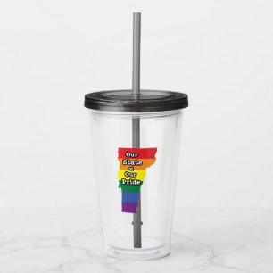 Gay pride Vermont Take Away Mugg