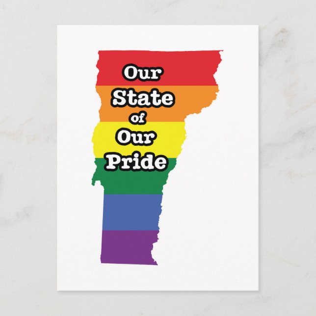 Gay pride | Vermont Vykort (Framsida)