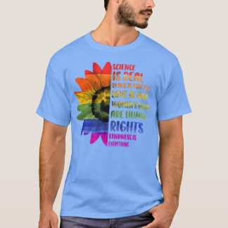 Gay pride-vetenskapen är ett riktigt svart liv som t shirt