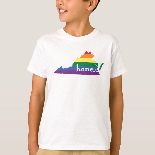 Gay pride| Virginia T Shirt (Framsida)