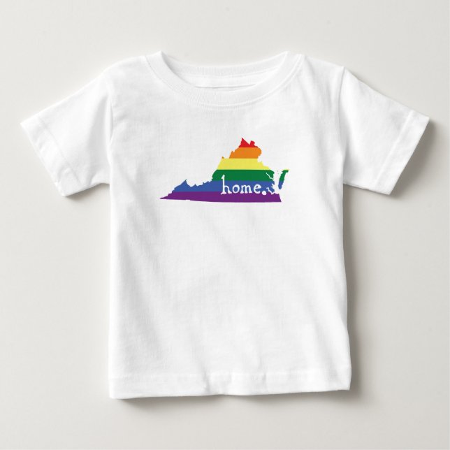 Gay pride| Virginia T Shirt (Framsida)