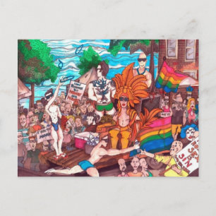 Gay pride vykort av Thompson Kellett