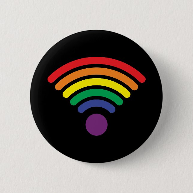 Gay pride - Wi Fi Knapp (Framsida)