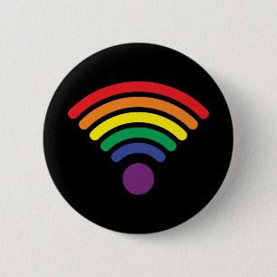 Gay pride - Wi Fi Knapp
