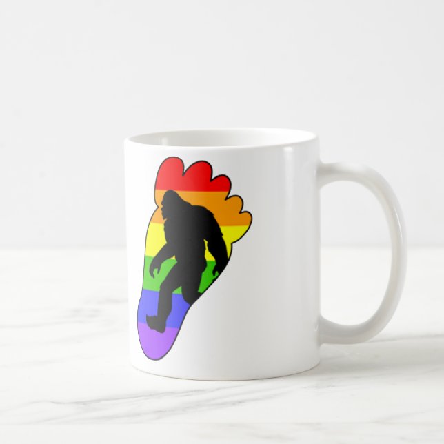Gay prideBigfoot mugg (Höger)