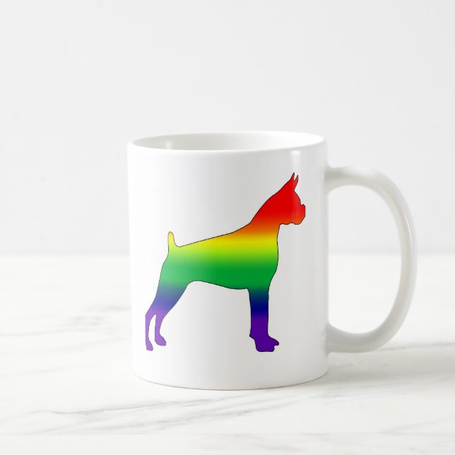 Gay prideboxaremugg kaffemugg (Höger)