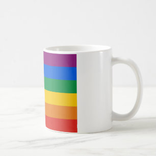 Gay prideflagga kaffemugg