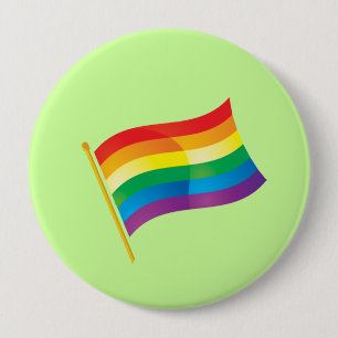 Gay prideflagga knapp