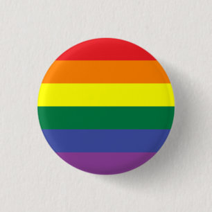 Gay prideflagga knäppas knapp