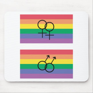 Gay prideflagga musmatta