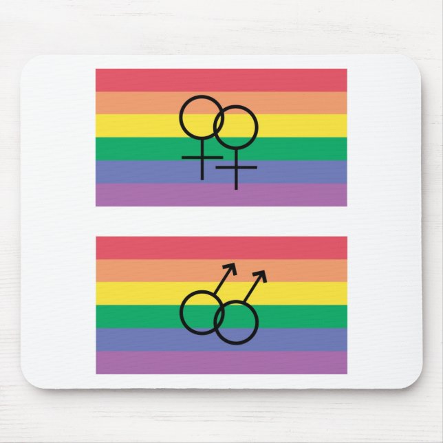 Gay prideflagga musmatta (Framsidan)