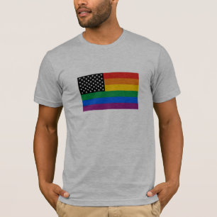 Gay prideflagga t-shirt