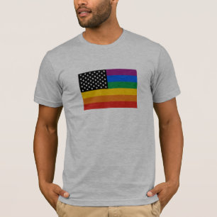 Gay prideflagga t-shirt