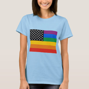 Gay prideflagga tee
