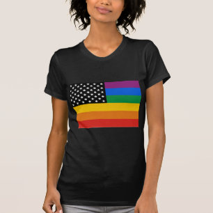 Gay prideflagga tee