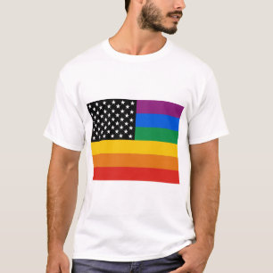 Gay prideflagga tee shirt