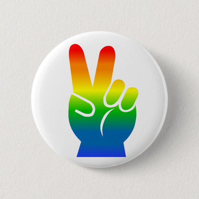 Gay pridefred knäppas knapp (Framsida)