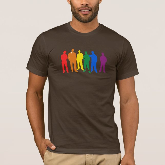 GAY PRIDEMANAR T SHIRT (Framsida)