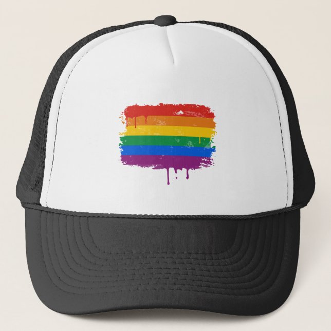 Gay prideMerchandise Truckerkeps (Framsida)