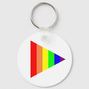 Gay pridenyckelringtriangel nyckelring