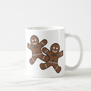 Gay pridepepparkakan kopplar ihop kaffemugg