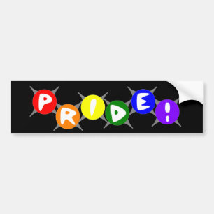 Gay prideregnbåge bildekal