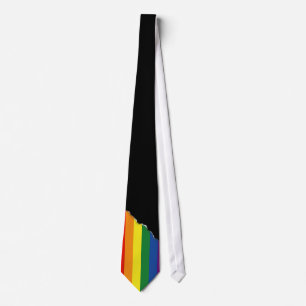 Gay prideregnbågeflagga slips