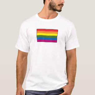 Gay prideregnbågeflagga t-shirt