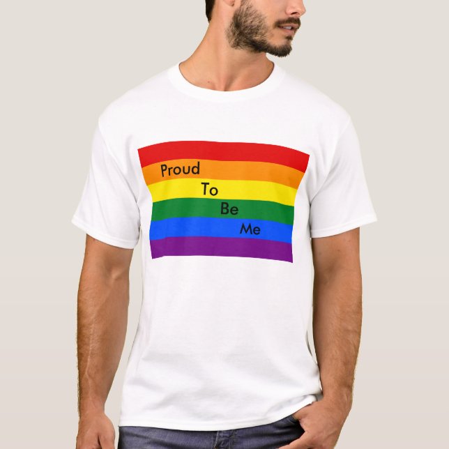 Gay prideskjorta t shirt (Framsida)