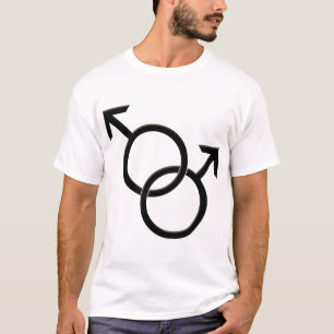 Gay prideskjortamanar Samma-Könsbestämmer T-shirt