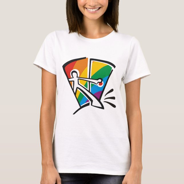 Gay prideT-tröja Tee Shirt (Framsida)