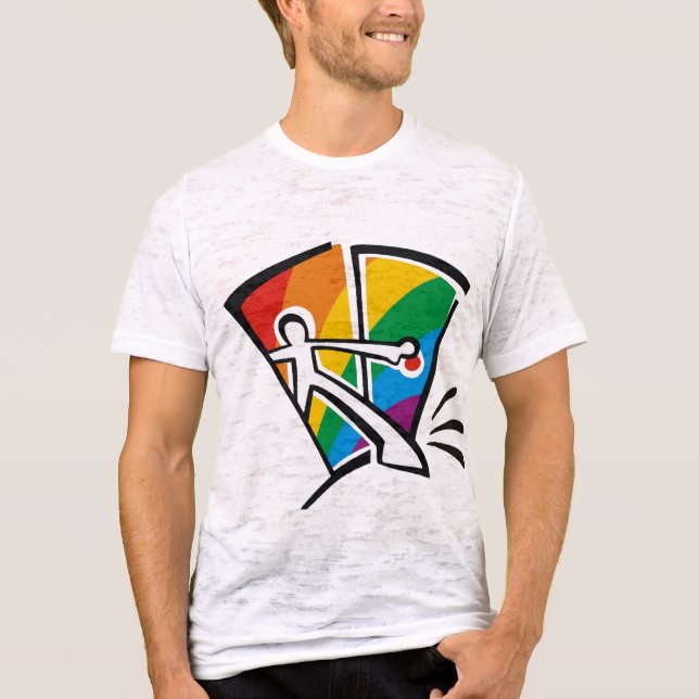 Gay prideT-tröja Tee Shirt (Framsida)
