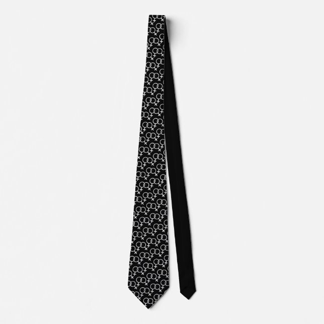 Gay pridetien Samma-Könsbestämmer kvinna slipsen Slips (Framsida)