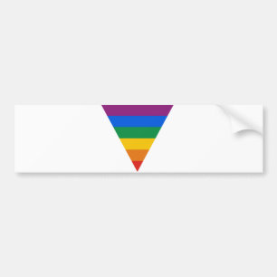 Gay pridetriangel bildekal